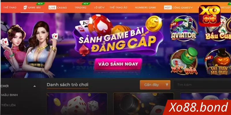 Sảnh game bài cao cấp đang chờ đón người chơi mỗi ngày